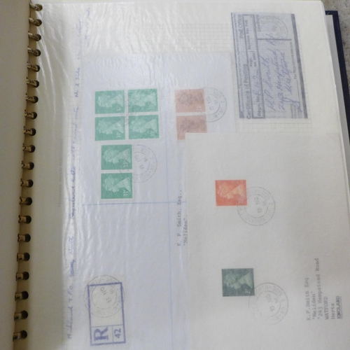 728 - Railway postmarks, a collection of covers mainly Queen Elizabeth II but some earlier, well annotated... 