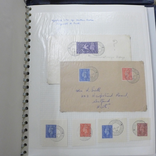 728 - Railway postmarks, a collection of covers mainly Queen Elizabeth II but some earlier, well annotated... 