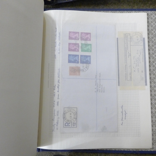 728 - Railway postmarks, a collection of covers mainly Queen Elizabeth II but some earlier, well annotated... 