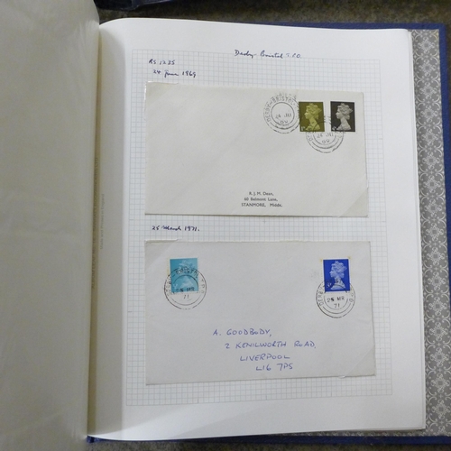 728 - Railway postmarks, a collection of covers mainly Queen Elizabeth II but some earlier, well annotated... 