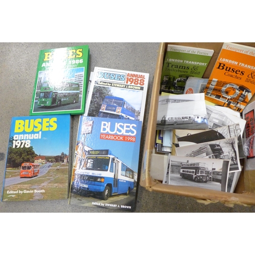 732 - Bus and coach books and photographs