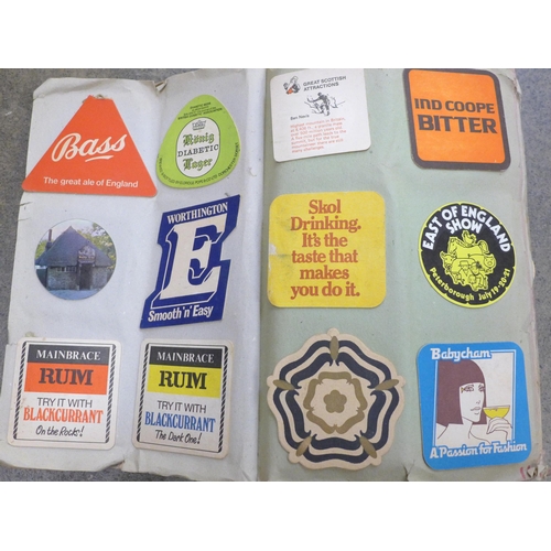 751 - An album of beer mats