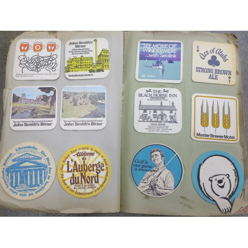 751 - An album of beer mats