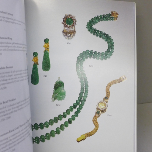 771 - Four books;  Sotheby's Important Jadeite and Precious Stone Jewels, Sotheby's The Thurn and Taxis Co... 