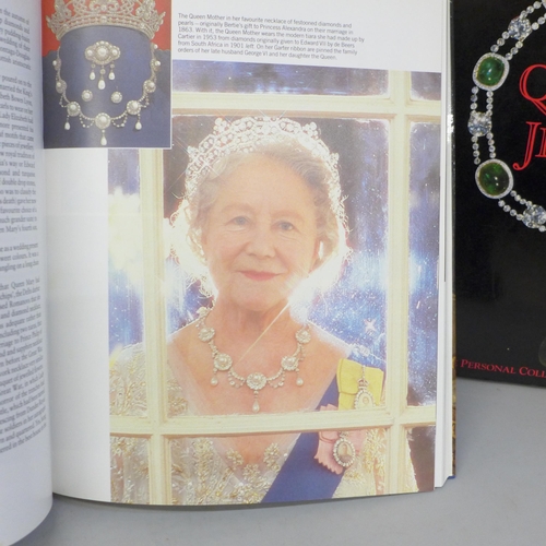 775 - Three books; Crown Jewels of Britain and Europe, The Queen's Jewels and  The Royal Jewels