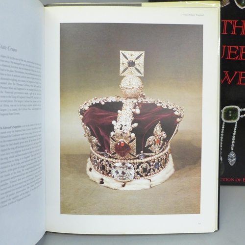 775 - Three books; Crown Jewels of Britain and Europe, The Queen's Jewels and  The Royal Jewels