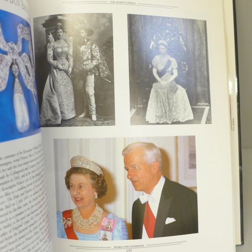 775 - Three books; Crown Jewels of Britain and Europe, The Queen's Jewels and  The Royal Jewels