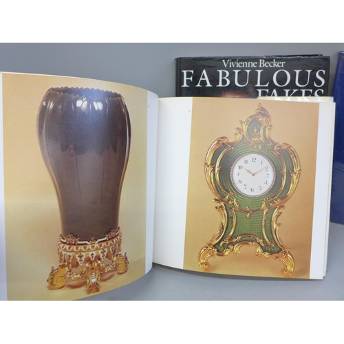 776 - Three books; Fabergé, Court jewellery to the Tsars, Famous Diamonds and Fabulous Fakes