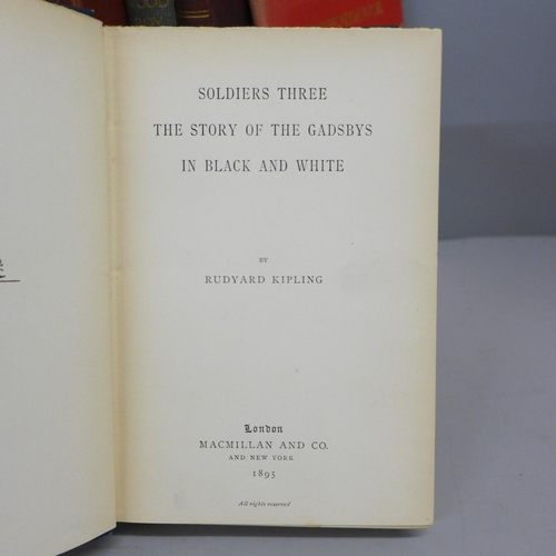 793 - Seven Rudyard Kipling first edition books