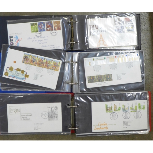 795 - Three albums of first day covers