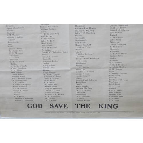 810 - Royalty, a rare Proclamation Poster, 550 x 750, upon the death of King George V and the ascension of... 