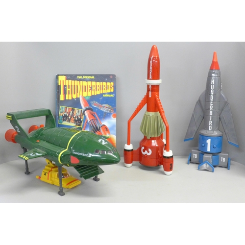 815 - Thunderbirds 1, 2, 3 and 4 plus annual, 3 a/f