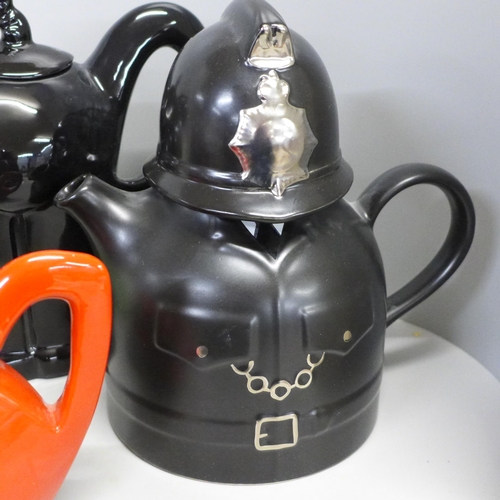 816 - Eight Carlton ware novelty teapots