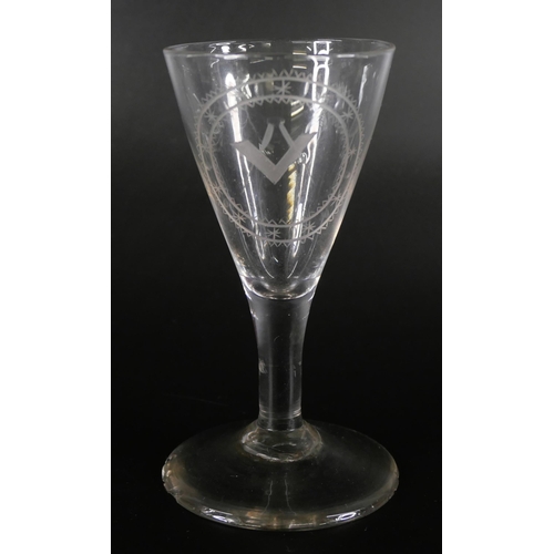 845 - Fourteen tot glasses including miniatures, circa 1800 and earlier