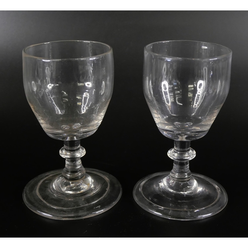 847 - Eleven tot glasses including miniatures, circa 1800 and earlier