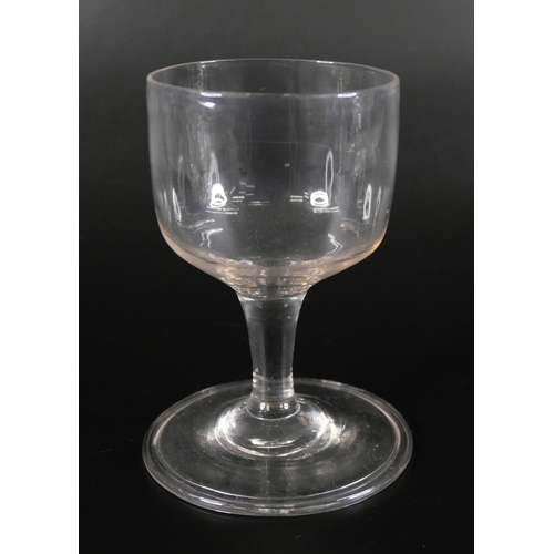 847 - Eleven tot glasses including miniatures, circa 1800 and earlier