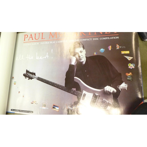 870 - Beatles related; Paul McCartney EMI record shop adverts