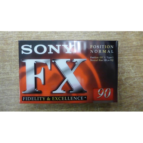 2059 - 53 Sony FX90 blank tapes - sealed and unused