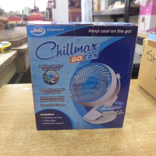 2061 - 5 Chillmax Go fans - all boxed and unused