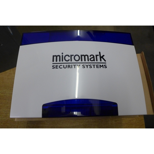 2074 - A Micromark Easywire 100 wired burglar alarm system