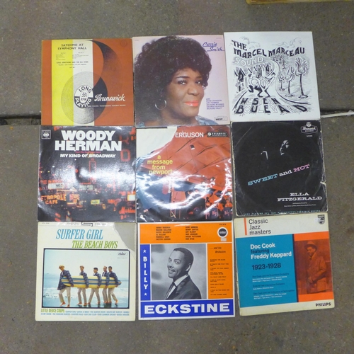 2103 - 4 Boxes of assorted LPs, approx. 400 in total, pop, rock, classical, 50s, 60s, etc.