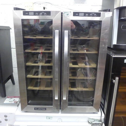 2150 - A Klarstein 2 door wine cooler