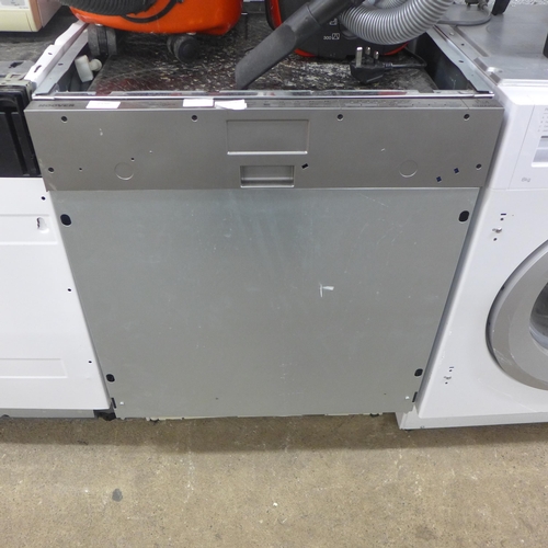 2156 - A Hoover integrated silver dish washer (HDI1LO385-80-T)