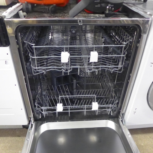 2156 - A Hoover integrated silver dish washer (HDI1LO385-80-T)