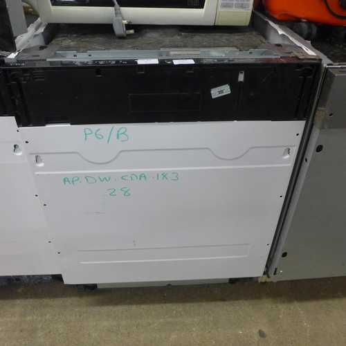 2157 - A CDA integrated dishwasher (CDI6727)