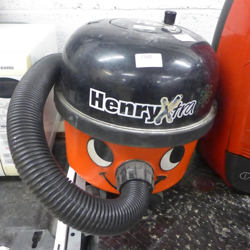 2160 - A Henry twin speed Numatic vacuum cleaner