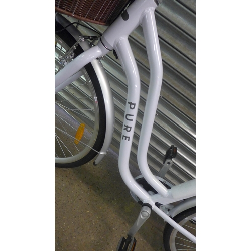 2175 - A Pure Electric women's Pure Freeway stepover electric hybrid bicycle - unused with charger and keys... 