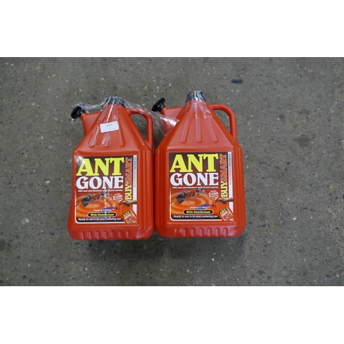 2201 - 2 x 5 litre containers of Ant Gone