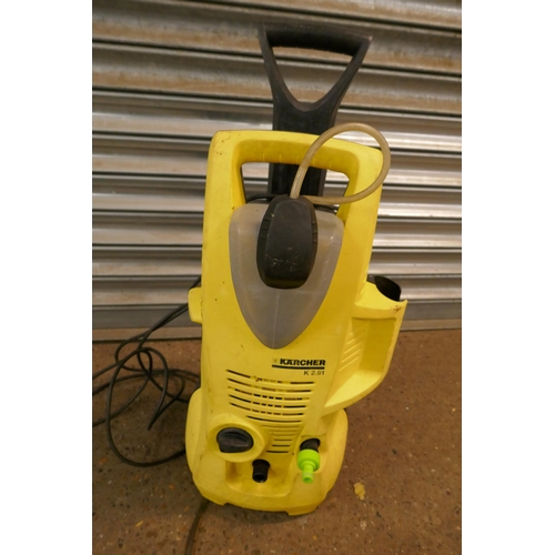 2204 - A Karcher 480, Karcher K2191 and Karcher B403 pressure washer