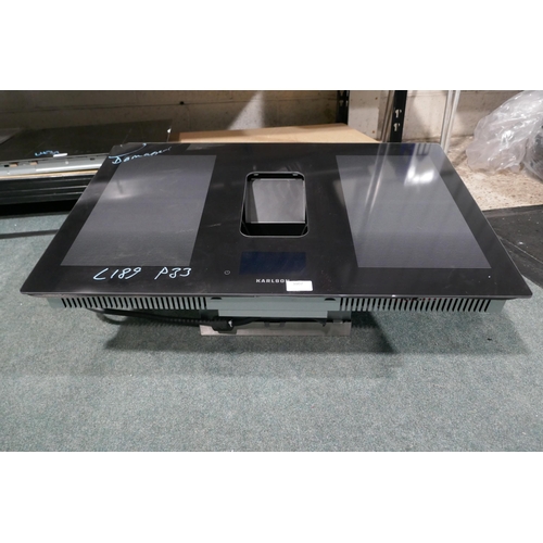 3406 - Karlson Flex Zone Induction Venting Hob (Damaged), CDA Ceiling Extractor (422-189) * This lot is sub... 