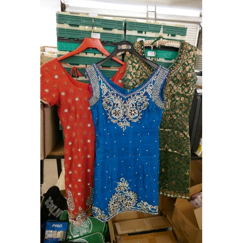 2293 - A box of Indian style clothing