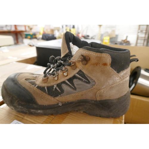 2302 - 2 Pairs of steel toe capped boots- Workware size 10 and a pair of Trojan size 10