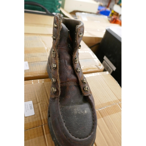 2302 - 2 Pairs of steel toe capped boots- Workware size 10 and a pair of Trojan size 10