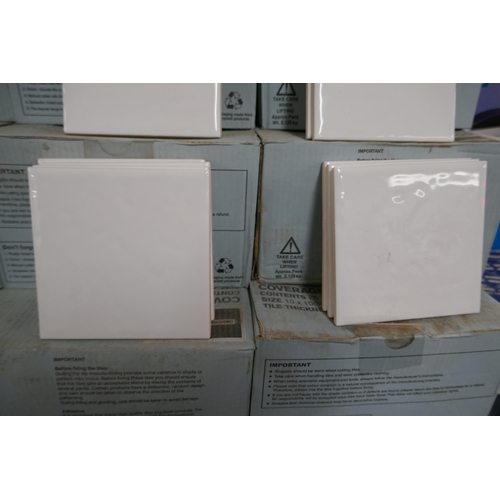 2303 - Approx. 45 boxes of Homebase ceramic tiles, each tile 10cm x 10cm