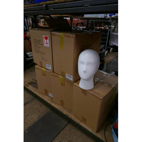 2371 - 5 Boxes of mannequin heads - 2 per box (10 total)