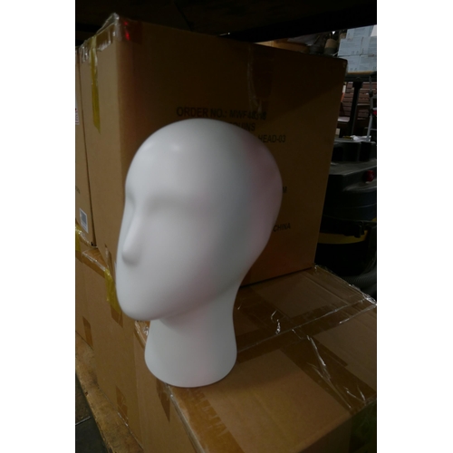 2371 - 5 Boxes of mannequin heads - 2 per box (10 total)