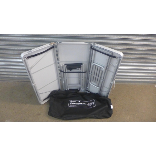 2336 - A hi-gear Elite folding picnic table set in carry bag