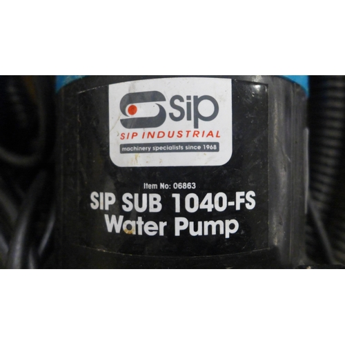 2338 - A Sip 10-40-FS puddle pump and hose