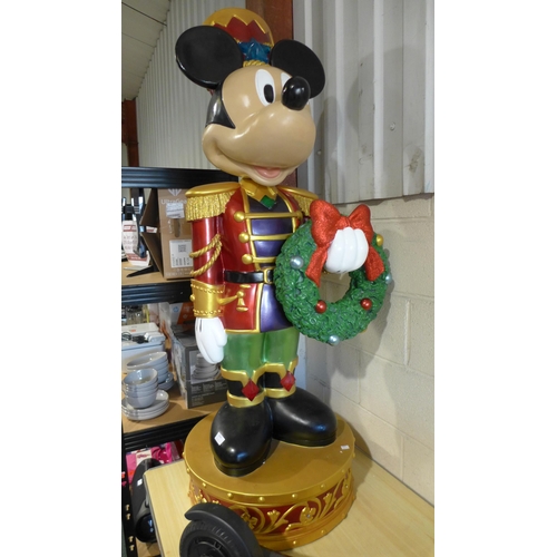 3008 - Disney 5Ft Mickey Nutcracker, (Cracked Base) Original RRP £499.99 + vat     (313-496)   * This lot i... 