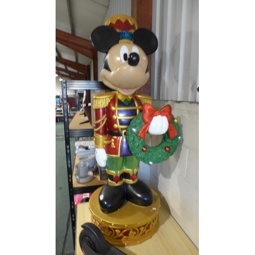 3008 - Disney 5Ft Mickey Nutcracker, (Cracked Base) Original RRP £499.99 + vat     (313-496)   * This lot i... 