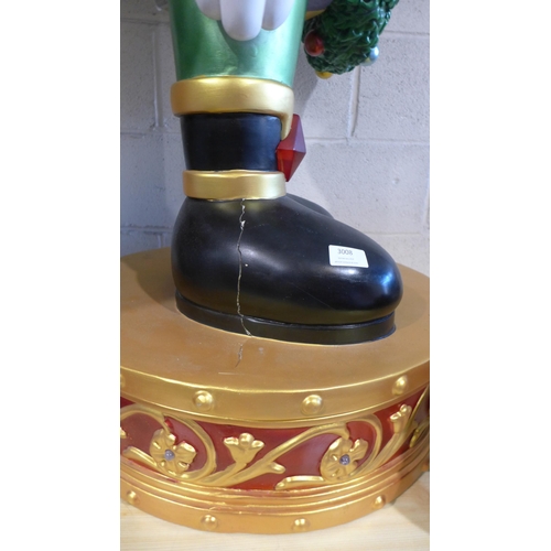 3008 - Disney 5Ft Mickey Nutcracker, (Cracked Base) Original RRP £499.99 + vat     (313-496)   * This lot i... 