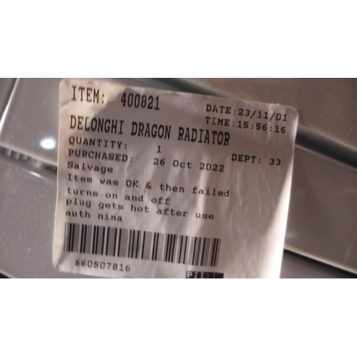 3069 - Delonghi Dragon 4pro Radiator    (313-397)   * This lot is subject to vat