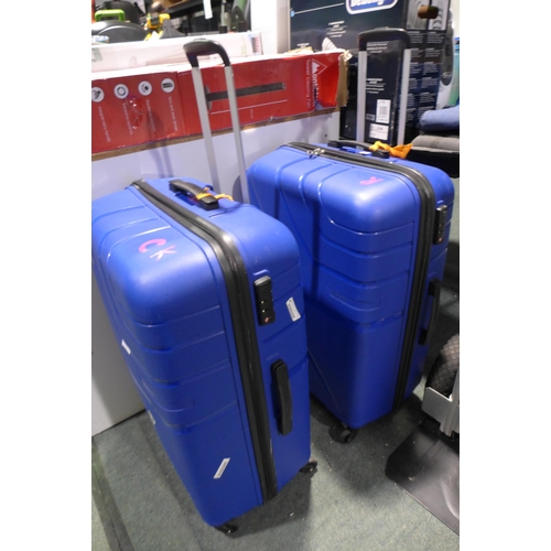 3077 - Two American Tourister Jetdriver 79cm Spinner Cases  (one broken zip)    (313-166,167)   * This lot ... 