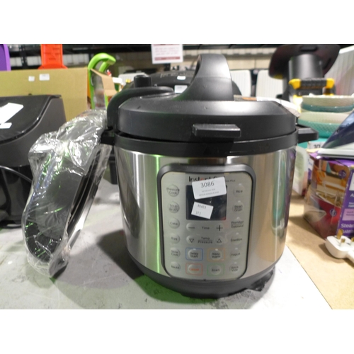 3086 - Instant Pot Duo Plus 8 7.6L 9-In-1 Pressure Cooker     (313-345)   * This lot is subject to vat