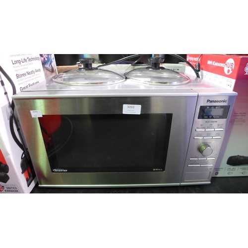 3093 - Panasonic 1000w Grill Microwave, Original RRP £129.99 + vat       (313-326)   * This lot is subject ... 