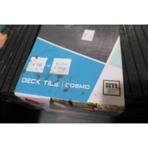 3099 - Easy Tile Cosmo Graphite Deck Tile pack, Gardena 14V Hedge Trimmer  (313-329,336)   * This lot is su... 